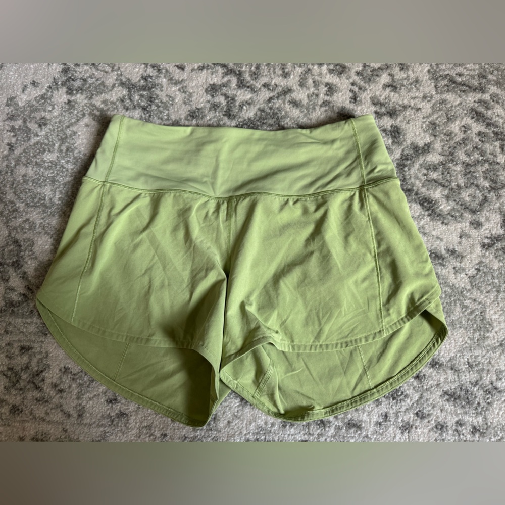 lululemon athletica Light Green Athletic Shorts